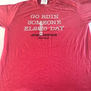 YELLOWSTONE TV Series John Dutton T-shirt Size L NEW